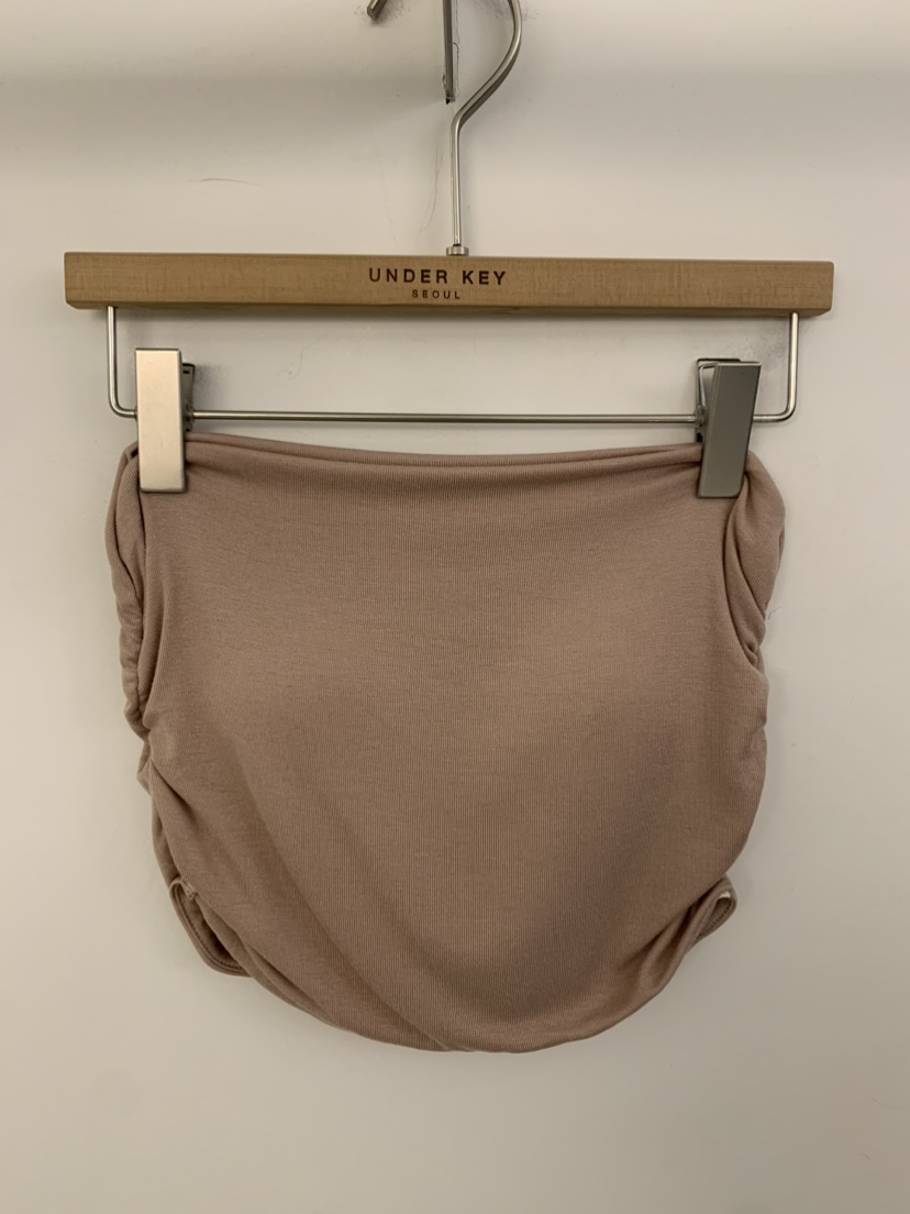 UNDER KEY東大門㊣代購女裝新品時尚職業休閑吊帶背心褶皺UNDER KEY吊帶/背心圖色2