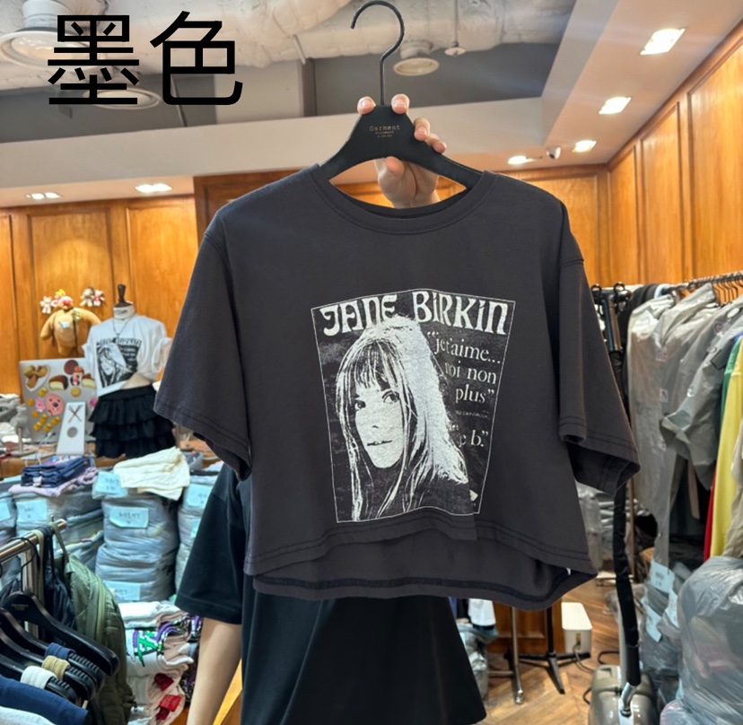 GARMENT-P東大門㊣實拍女士新品人氣25春夏時尚熱賣真品T恤GARMENTT恤圖色2