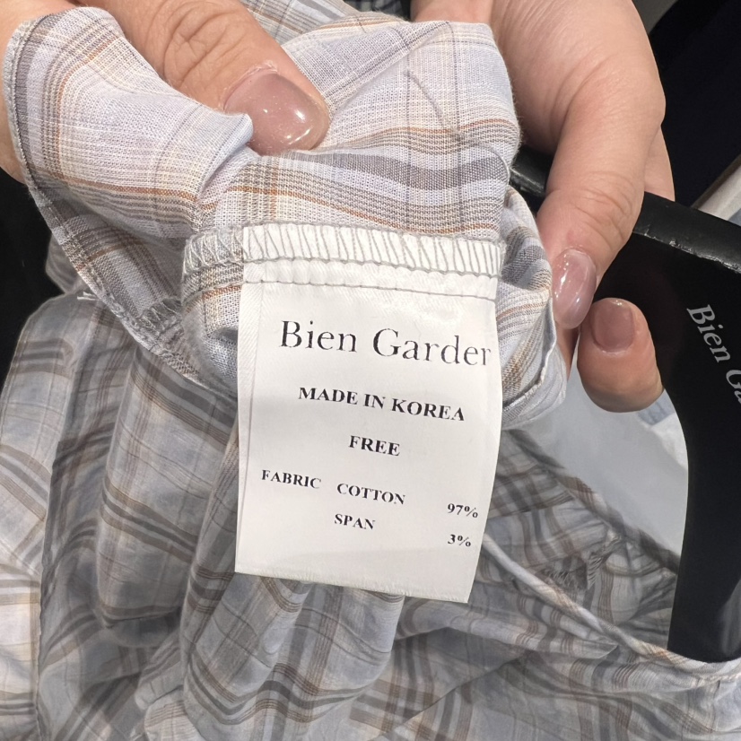 BIEN GARDER東大門㊣實拍女裝新品熱賣推薦人氣襯衫蕾絲衫BIEN GARDER襯衫/蕾絲衫