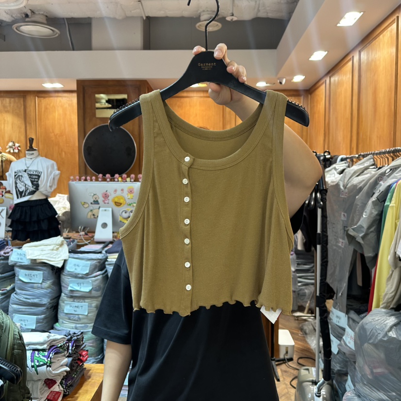 GARMENT-P東大門㊣實拍女裝新品人氣休閑真品推薦吊帶背心GARMENT吊帶/背心圖色3