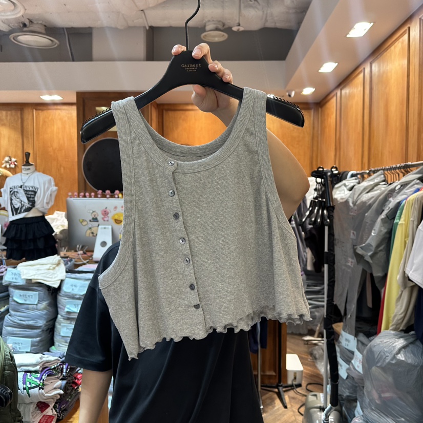 GARMENT-P東大門㊣實拍女裝新品人氣休閑真品推薦吊帶背心GARMENT吊帶/背心圖色4
