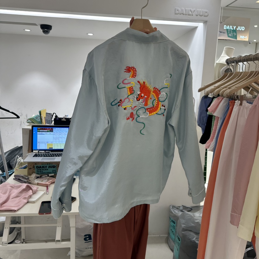 DAILYJUD韓國代購㊣女士新品25春夏時尚真品推薦襯衫蕾絲衫DAILY JUD襯衫/蕾絲衫