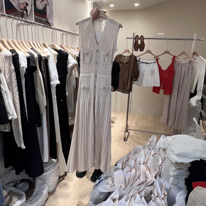 ARCHER韓國直郵㊣女裝新品25春夏職業時尚人氣真品推薦連衣裙ARCHER連衣裙圖色2