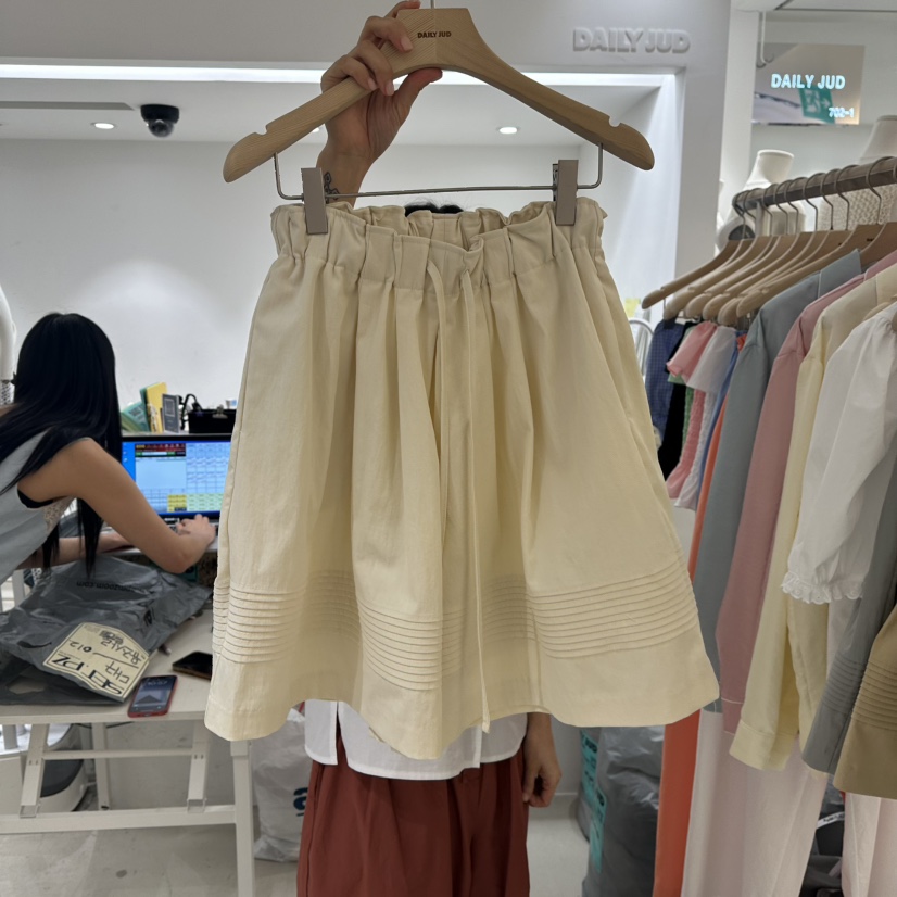 DAILYJUD東大門㊣代購女士新品25春夏人氣休閑熱賣真品短褲DAILY JUD短褲圖色1