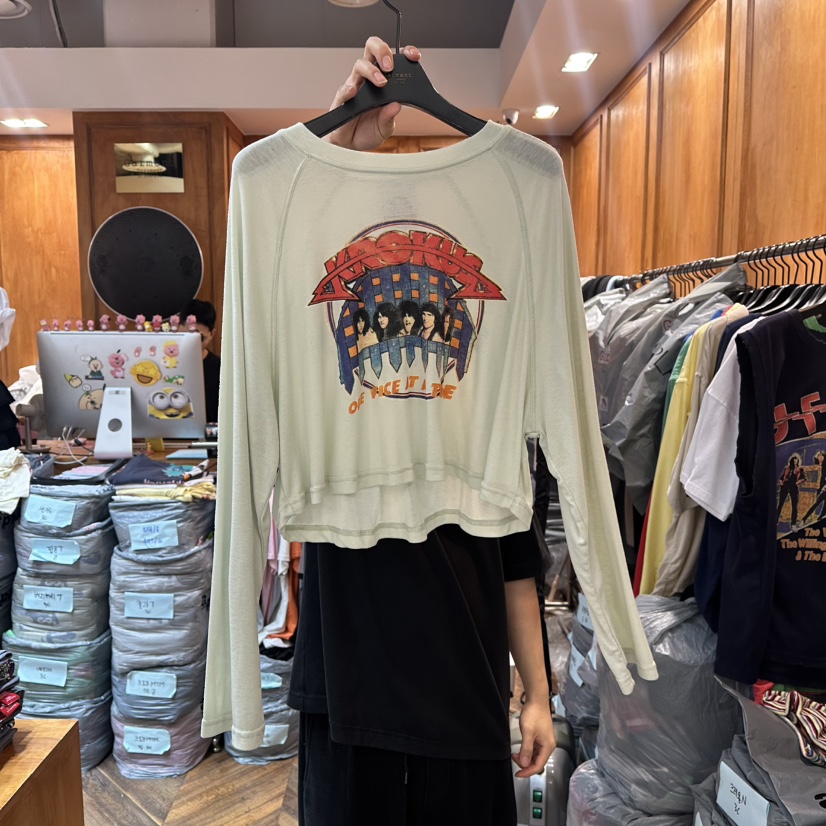 GARMENT-P韓國代購㊣女裝新款25春夏推薦熱賣職業休閑長袖T恤GARMENT長袖T恤圖色2