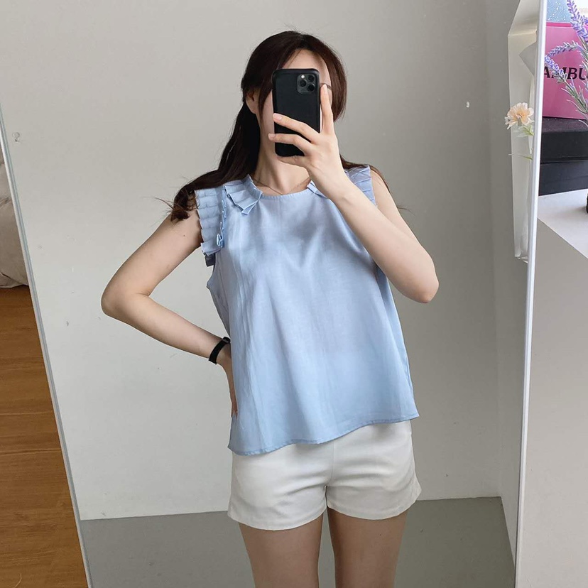 BLUE RIBBON韓國直郵㊣女裝新品人氣25春夏真品推薦吊帶背心BLUE RIBBON吊帶/背心