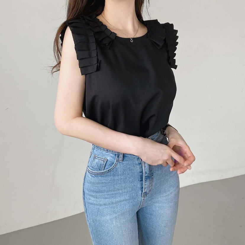 BLUE RIBBON韓國直郵㊣女裝新品人氣25春夏真品推薦吊帶背心BLUE RIBBON吊帶/背心