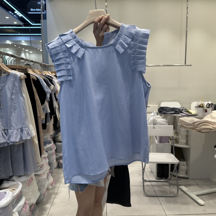 BLUE RIBBON韓國直郵㊣女裝新品人氣25春夏真品推薦吊帶背心BLUE RIBBON吊帶/背心圖色2