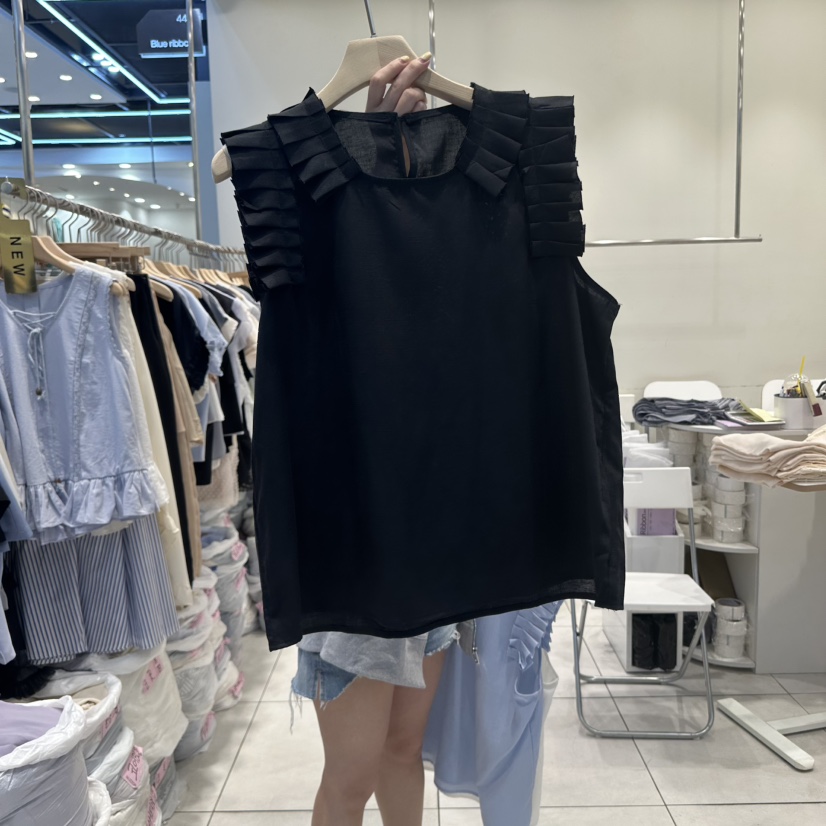 BLUE RIBBON韓國直郵㊣女裝新品人氣25春夏真品推薦吊帶背心BLUE RIBBON吊帶/背心圖色3