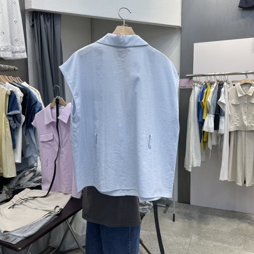 BLOOM韓國直郵㊣女士新品人氣職業休閑推薦吊帶背心腰帶開衫BLOOM-Q吊帶/背心