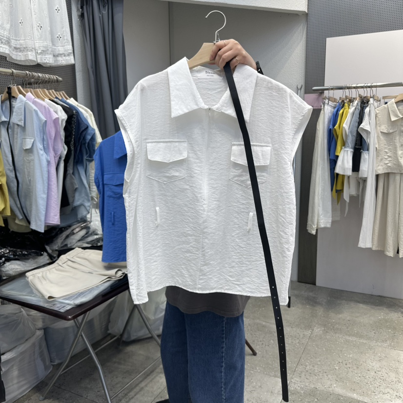 BLOOM韓國直郵㊣女士新品人氣職業休閑推薦吊帶背心腰帶開衫BLOOM-Q吊帶/背心圖色3