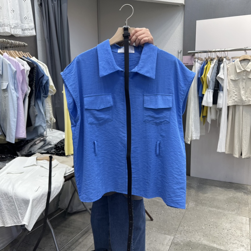 BLOOM韓國直郵㊣女士新品人氣職業休閑推薦吊帶背心腰帶開衫BLOOM-Q吊帶/背心圖色4
