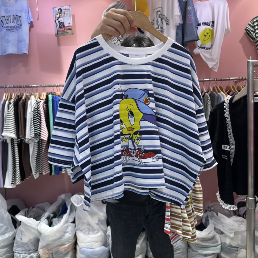 K STORY韓國直郵㊣女士新品人氣熱賣真品職業休閑時尚推薦T恤K STORYT恤圖色3