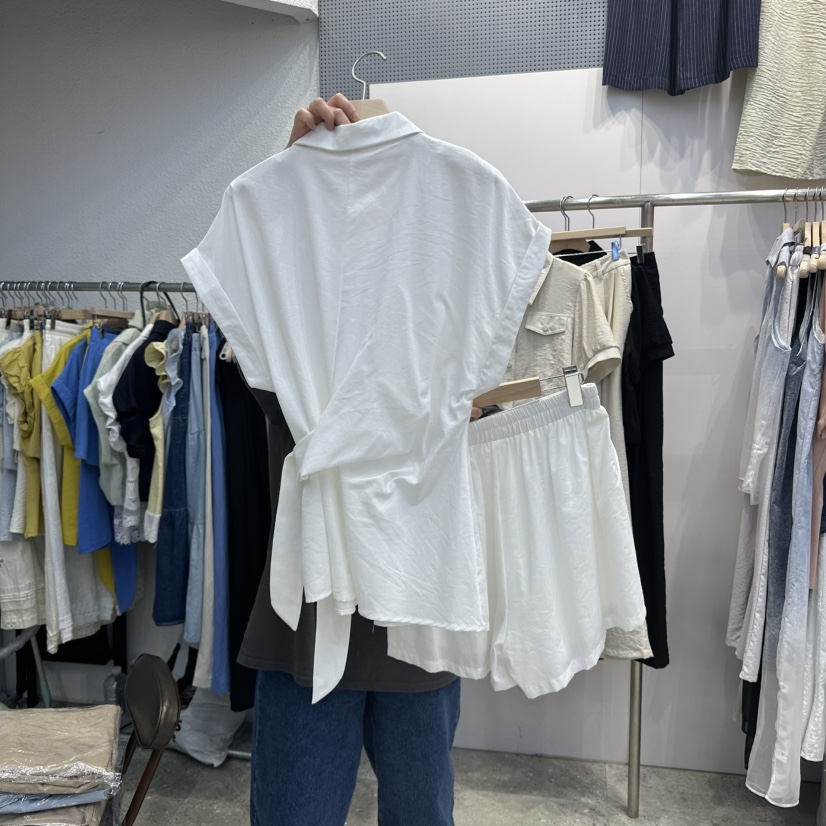 BLOOM東大門㊣直郵女裝新品人氣熱賣真品套裝兩件套亞麻布套裝BLOOM-Q套裝