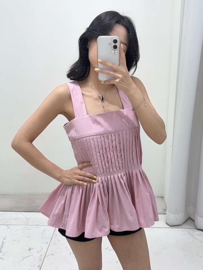 BLUE RIBBON韓國直郵㊣女士新品推薦職業熱賣休閑吊帶背心BLUE RIBBON吊帶/背心