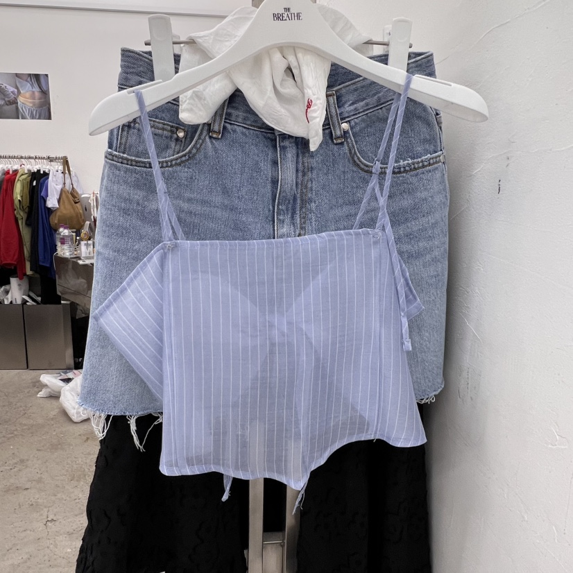 BREATHE韓國代購㊣女裝新品休閑推薦時尚真品25春夏吊帶背心BREATHE吊帶/背心圖色2