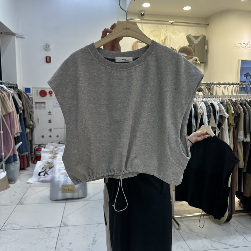 IN KIRA韓國代購㊣女士新品推薦25春夏職業時尚休閑吊帶背心IN KIRA吊帶/背心圖色2