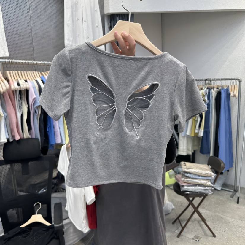 BLOOM東大門㊣直郵女裝新品人氣時尚推薦25春夏熱賣休閑T恤BLOOM-QT恤