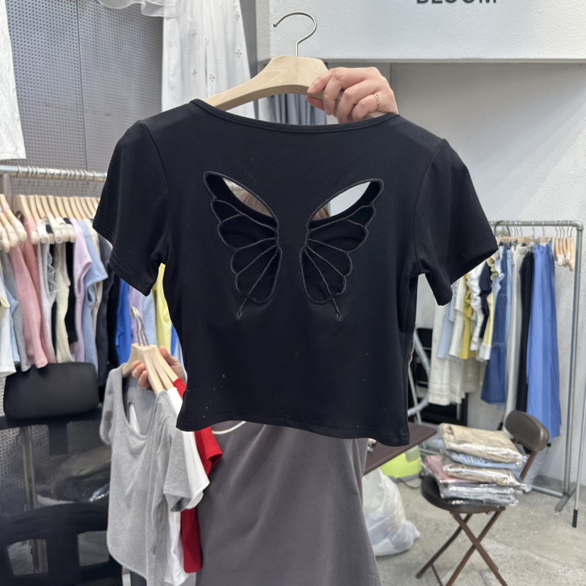 BLOOM東大門㊣直郵女裝新品人氣時尚推薦25春夏熱賣休閑T恤BLOOM-QT恤