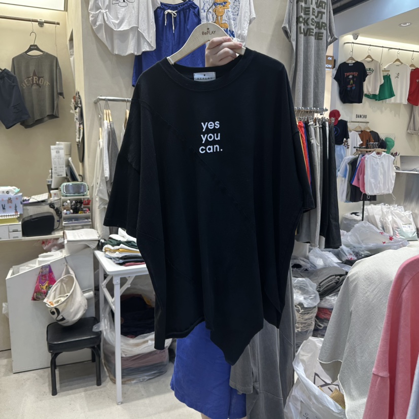 REPLAY東大門㊣直郵女士新品職業休閑時尚25春夏真品熱賣T恤REPLAYT恤圖色4