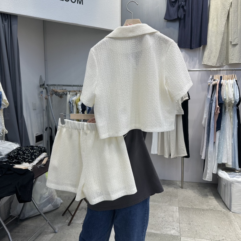 BLOOM韓國直郵㊣女裝新品熱賣25春夏休閑真品人氣套裝兩件套BLOOM-Q套裝