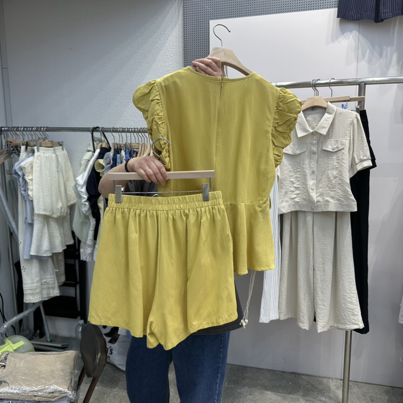 BLOOM東大門㊣實拍女裝新款推薦時尚真品25春夏套裝兩件套套裝BLOOM-Q套裝