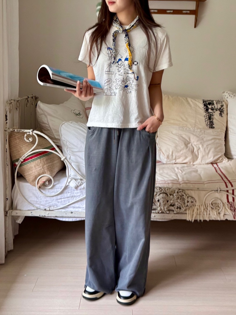AT NOTE韓國直郵㊣女士新款休閑推薦人氣時尚熱賣職業25春夏T恤AT NOTET恤