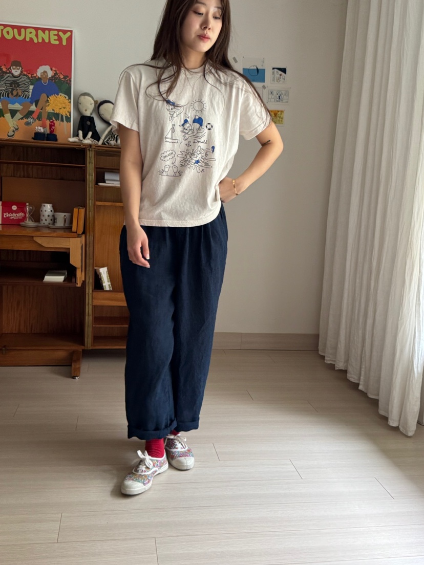 AT NOTE韓國直郵㊣女士新款休閑推薦人氣時尚熱賣職業25春夏T恤AT NOTET恤