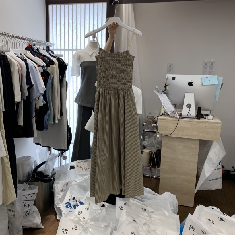 UNDERSTANDING韓國直郵㊣女士新款人氣職業真品25春夏連衣裙UNDERSTANDING連衣裙