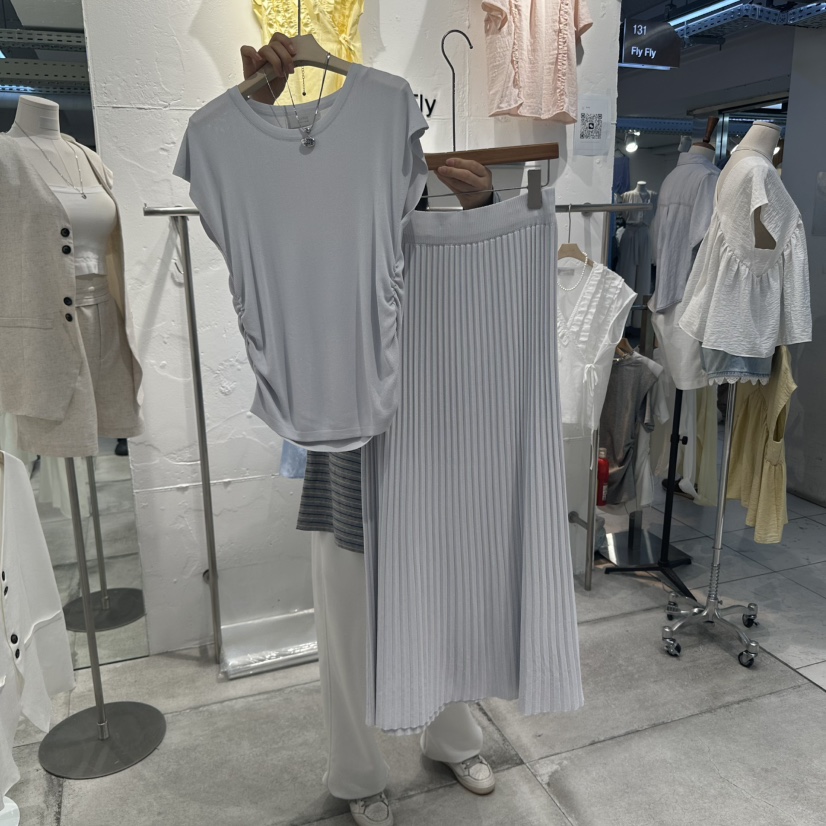 FIL FIL東大門㊣直郵女裝新品時尚熱賣休閑25春夏套裝套裝FLY FLY套裝圖色2