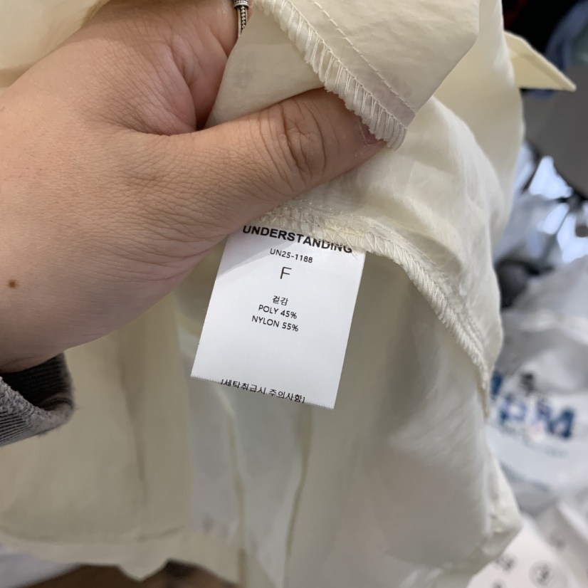 UNDERSTANDING東大門㊣代購女裝新品熱賣襯衫蕾絲衫含腰繩透明腰帶UNDERSTANDING襯衫/蕾絲衫