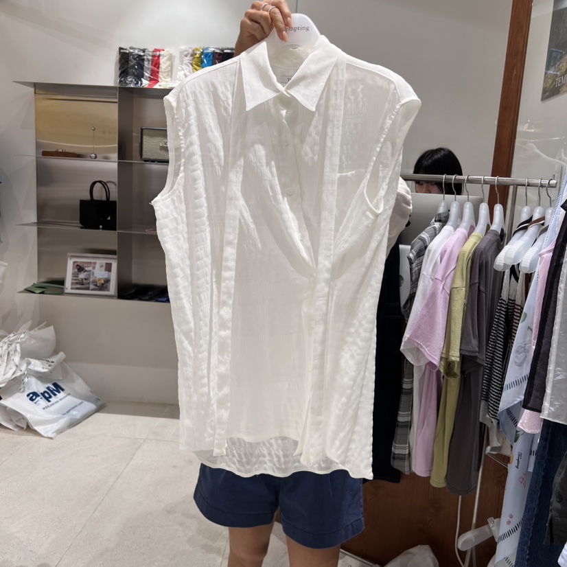 TEMPTING東大門㊣實拍女裝新品休閑職業人氣時尚襯衫蕾絲衫TEMPTING襯衫/蕾絲衫