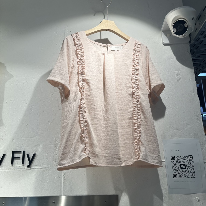 FIL FIL東大門㊣代購女裝新款人氣時尚休閑推薦襯衫蕾絲衫FLY FLY襯衫/蕾絲衫