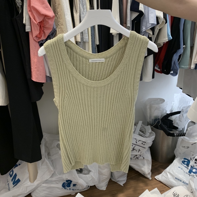 UNDERSTANDING東大門㊣實拍女士新款職業真品25春夏吊帶背心UNDERSTANDING吊帶/背心圖色2