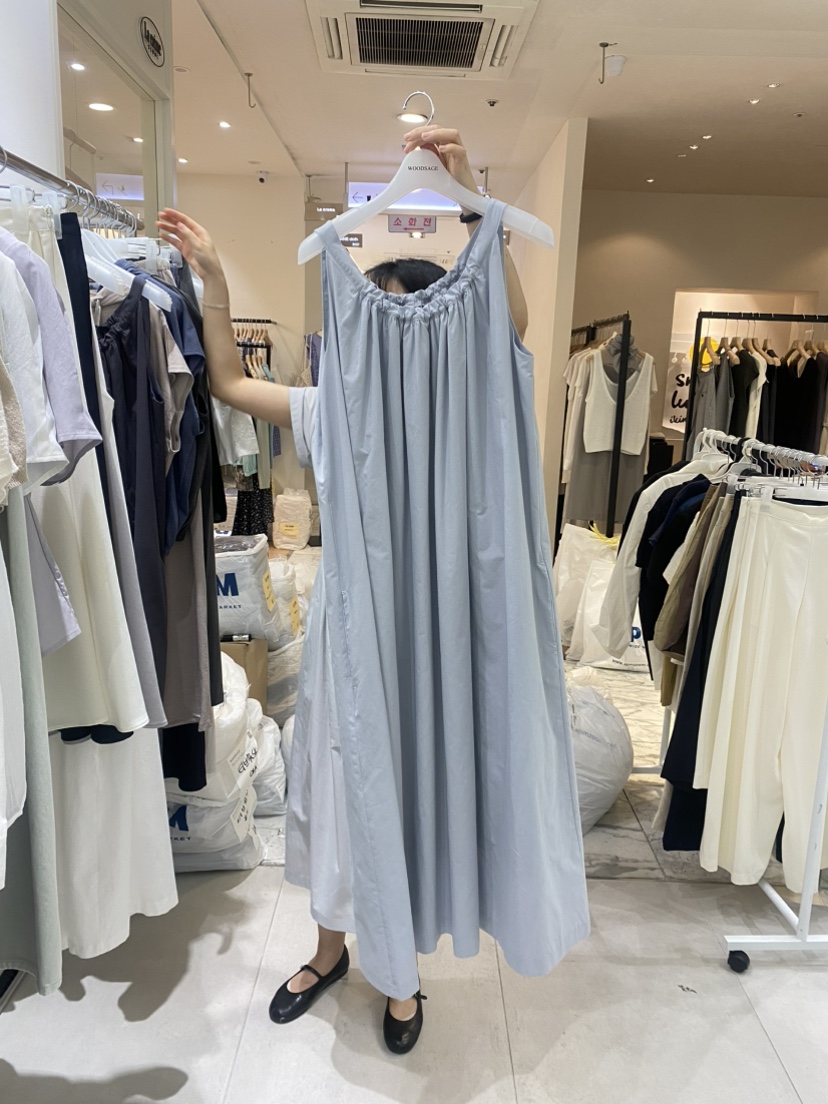 WOOD SAGE東大門㊣實拍女士新品真品推薦職業25春夏連衣裙WOOD SAGE連衣裙圖色2