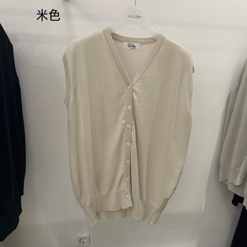 GALLERY-P韓國代購㊣女裝新品職業真品熱賣休閑25春夏馬甲GALLERY馬甲圖色2