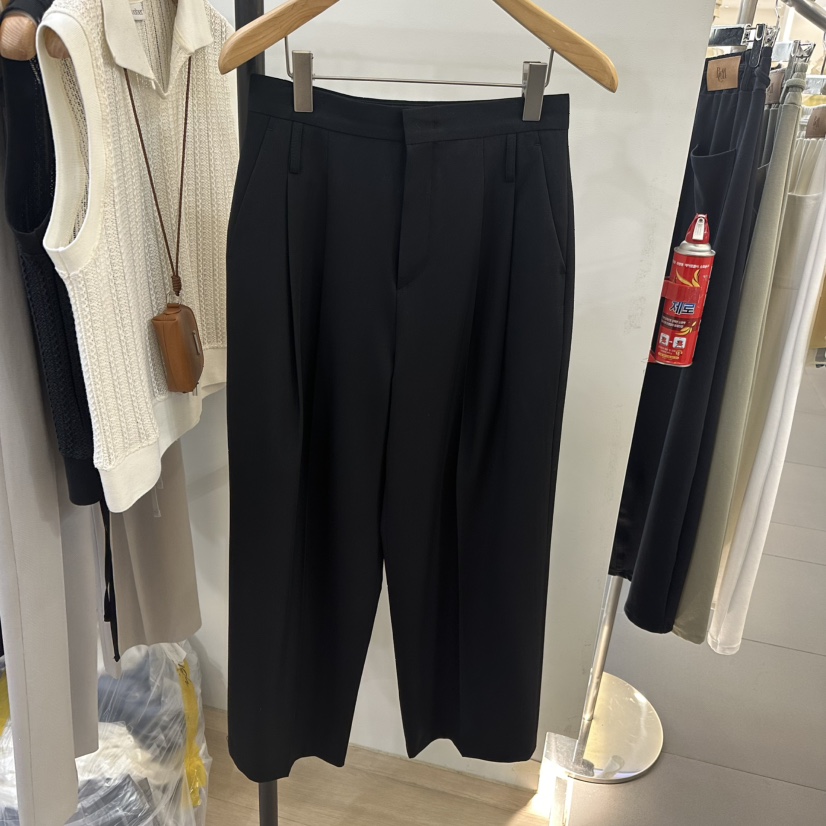 3 ANOTHER東大門㊣代購女裝新品熱賣休閑時尚25春夏休閑褲腰帶3 ANOTHER休閑褲圖色2
