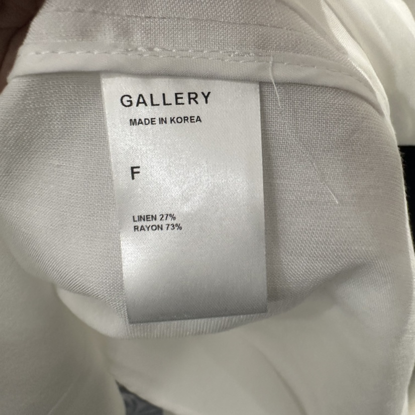 GALLERY-P東大門㊣實拍女士新款休閑時尚真品25春夏夾克亞麻GALLERY夾克
