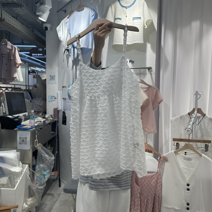 FIL FIL韓國直郵㊣女士新款熱賣休閑真品25春夏人氣吊帶背心FLY FLY吊帶/背心