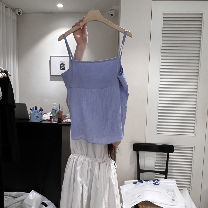 MONIQUE韓國代購㊣女裝新款時尚休閑熱賣職業推薦人氣吊帶背心MONIQUE吊帶/背心圖色2