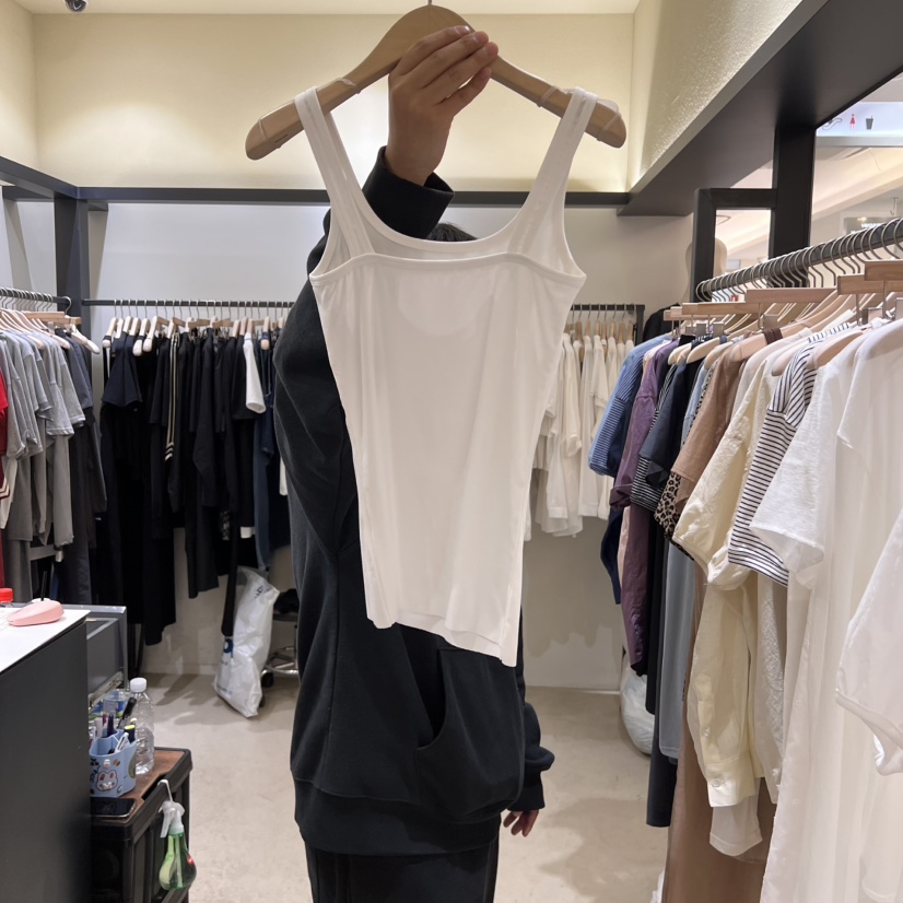 SELF SERVICE韓國代購㊣女士新品休閑推薦25春夏吊帶背心天絲SELF SERVICE吊帶/背心