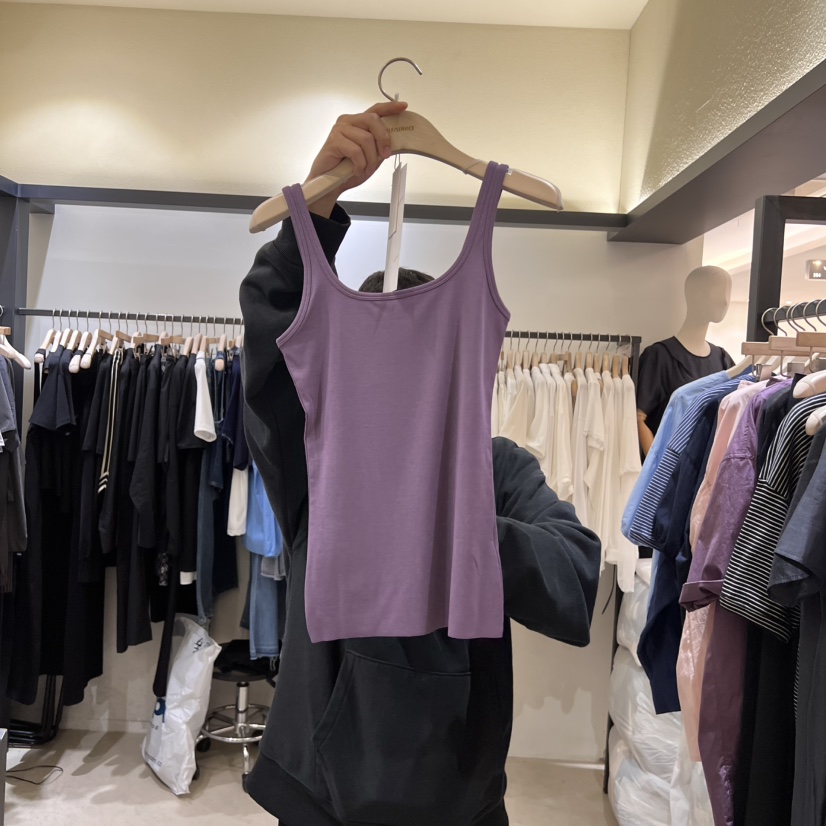 SELF SERVICE韓國代購㊣女士新品休閑推薦25春夏吊帶背心天絲SELF SERVICE吊帶/背心圖色5