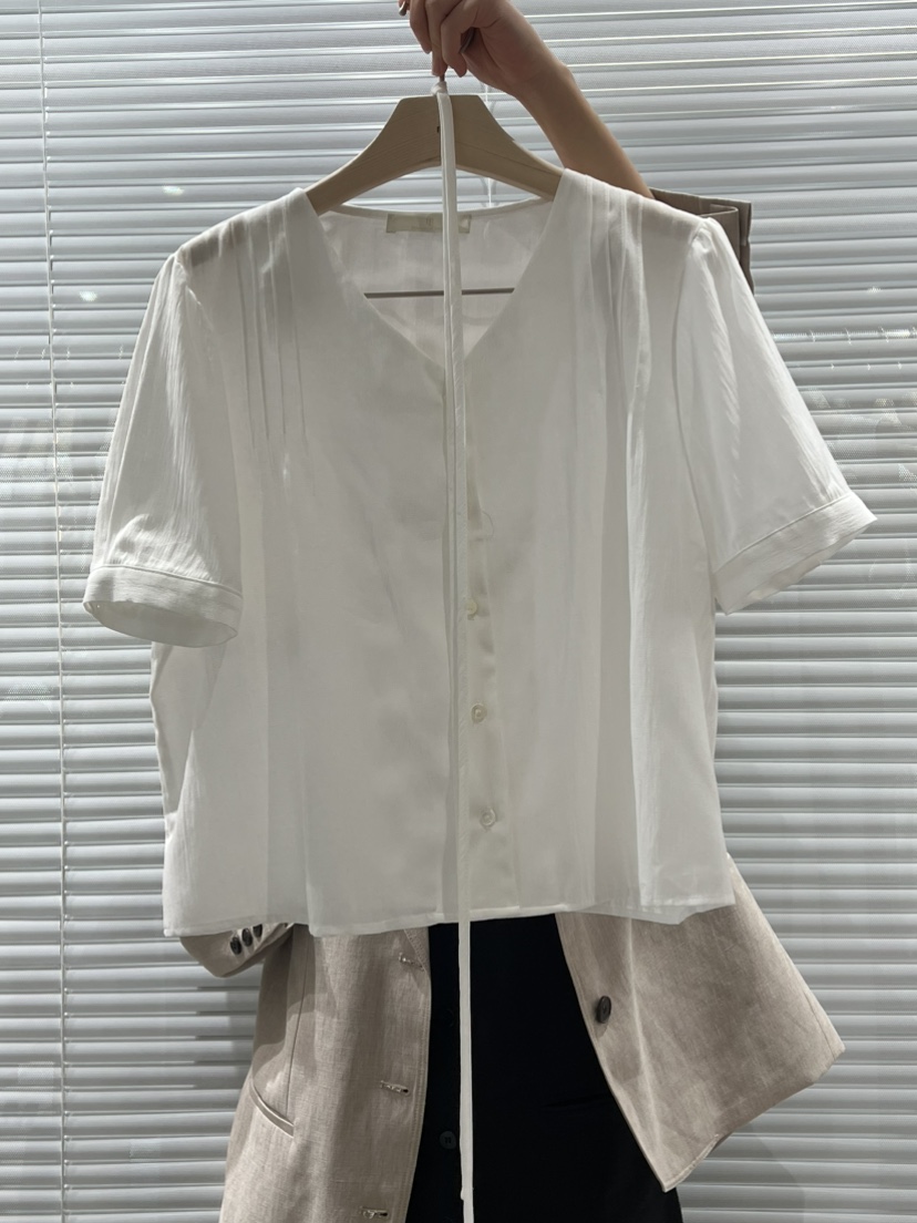 FF東大門㊣直郵女裝新品真品休閑推薦時尚熱賣襯衫蕾絲衫褶皺FF/SUNDAY襯衫/蕾絲衫圖色1