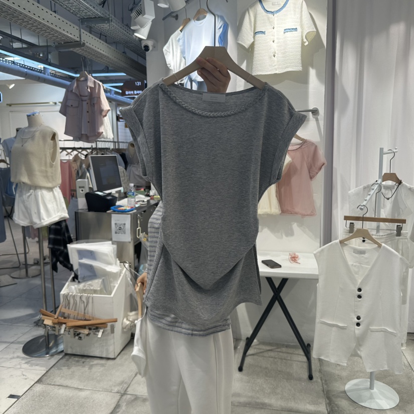 FIL FIL東大門㊣直郵女士新品推薦25春夏時尚真品休閑人氣T恤FLY FLYT恤圖色2