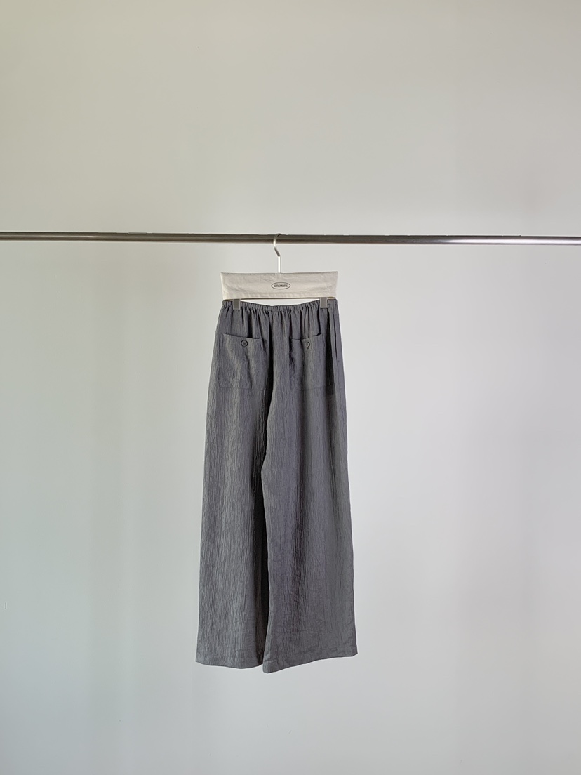 ONE MONE東大門㊣代購女士新品25春夏休閑人氣推薦休閑褲天絲ONE MONE休閑褲