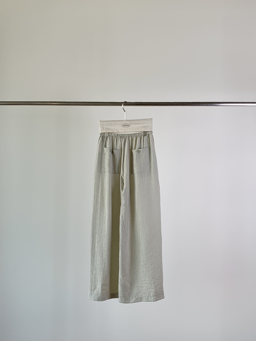 ONE MONE東大門㊣代購女士新品25春夏休閑人氣推薦休閑褲天絲ONE MONE休閑褲