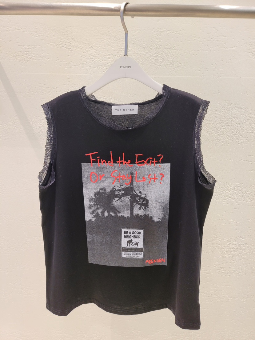 THE OTHER韓國代購㊣女裝新品職業時尚25春夏人氣吊帶背心THE OTHER吊帶/背心