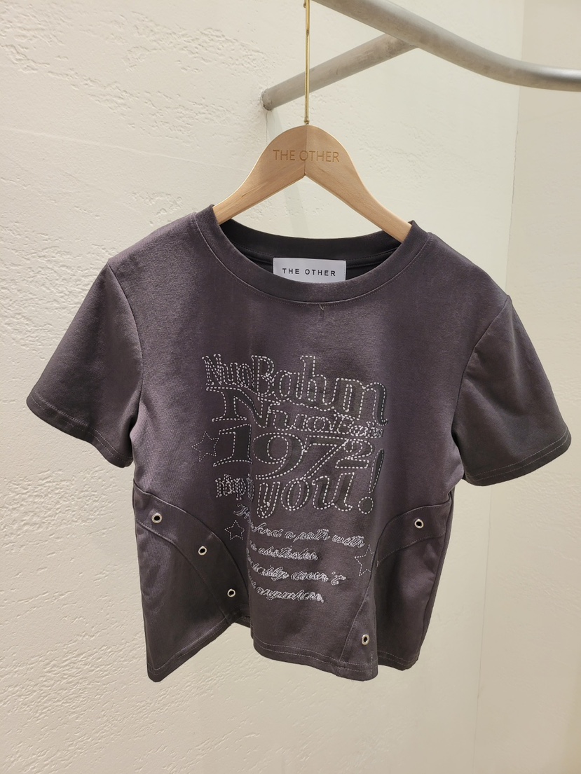 THE OTHER東大門㊣直郵女士新品25春夏人氣職業休閑真品T恤THE OTHERT恤圖色2
