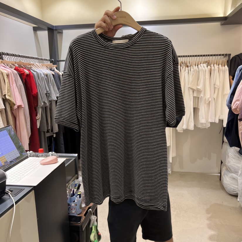 SELF SERVICE東大門㊣直郵女士新品熱賣時尚職業25春夏T恤SELF SERVICET恤圖色2