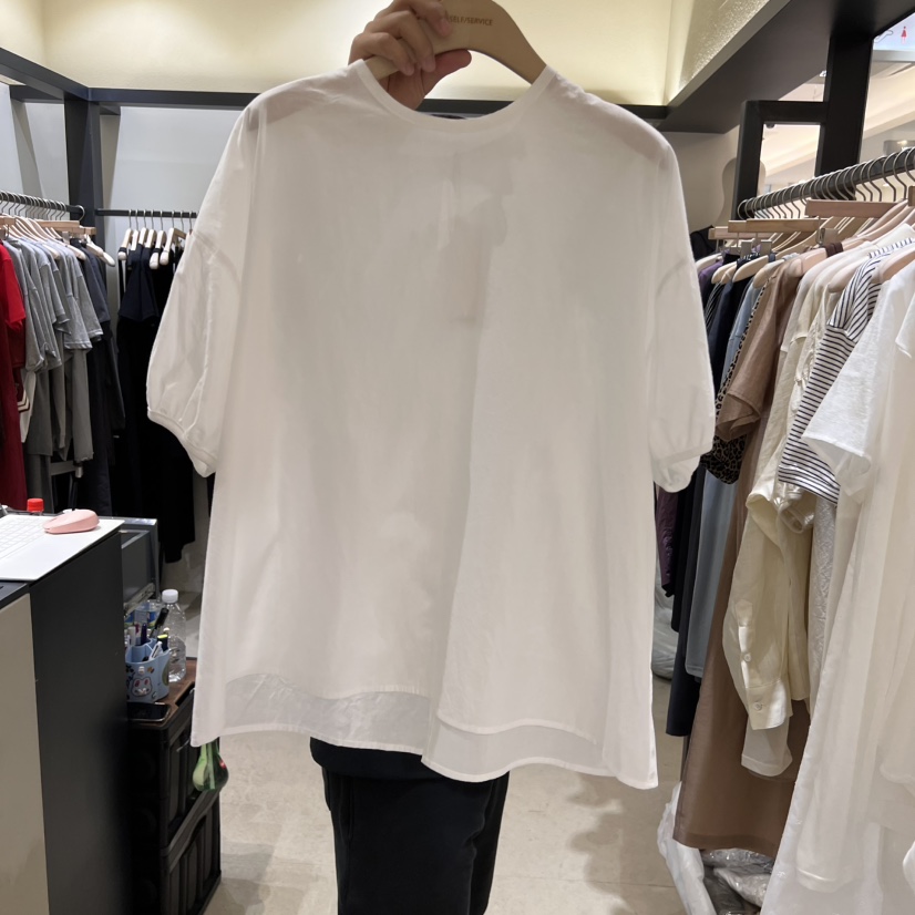 SELF SERVICE東大門㊣實拍女裝新品推薦休閑職業襯衫蕾絲衫SELF SERVICE襯衫/蕾絲衫圖色1